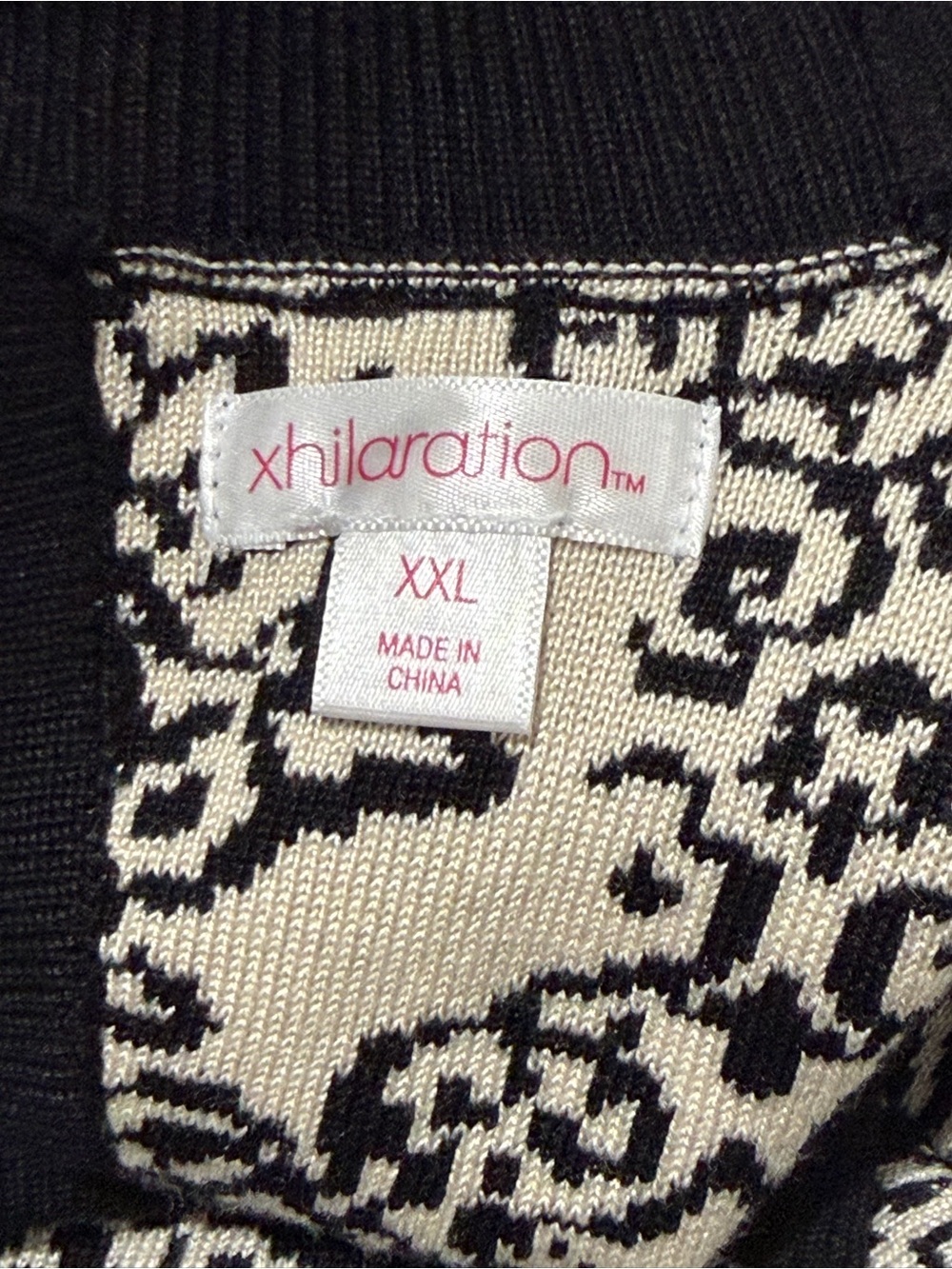 XHILARATION PRINT DRESS - Picture 4 of 6